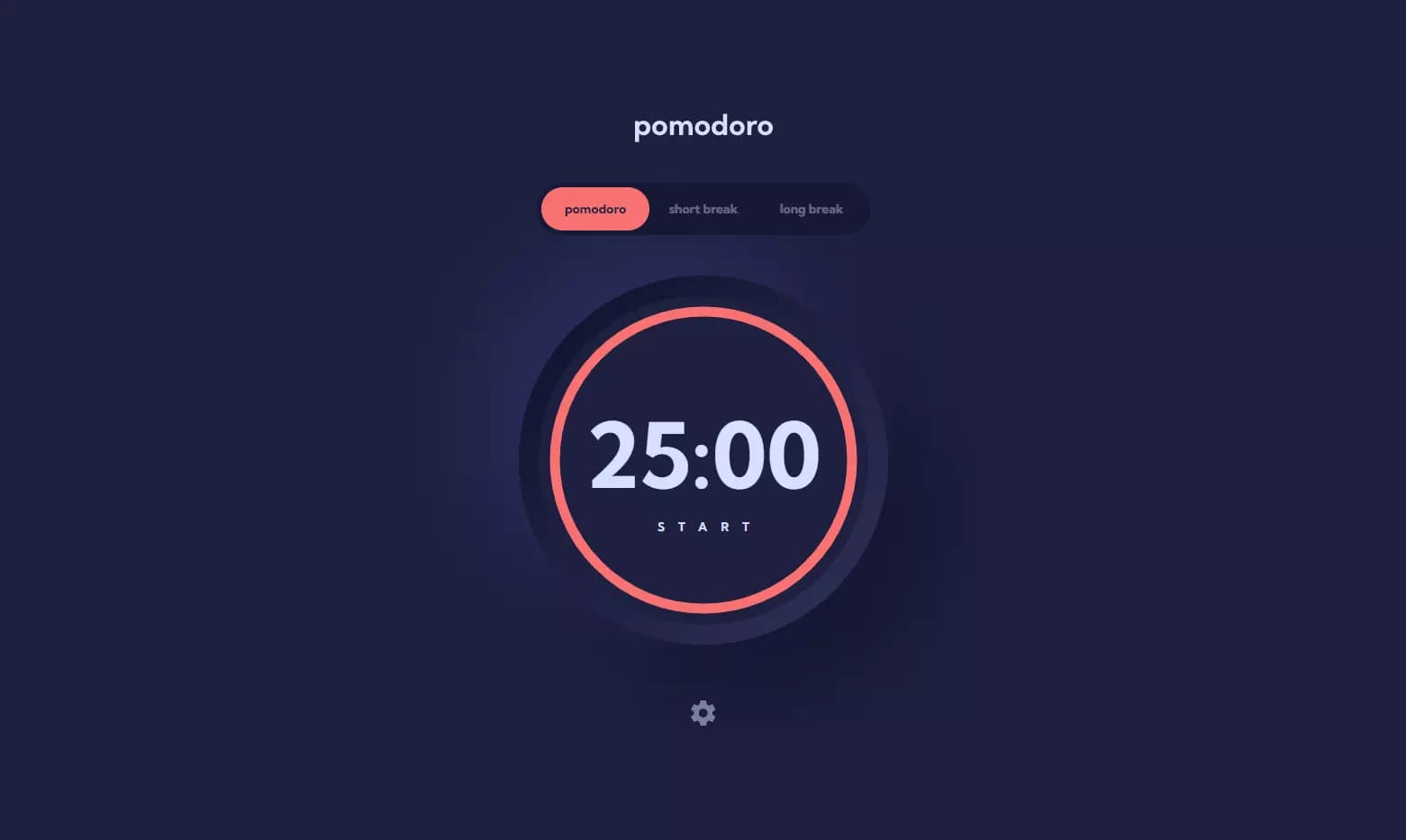 image of Pomodoro App project